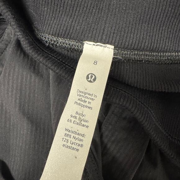 Lululemon Dance Studio Pants Womens 8 Black Cropped Activewear 25" Inseam - Picture 5 of 10